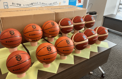 バスケットボール寄贈プロジェクト