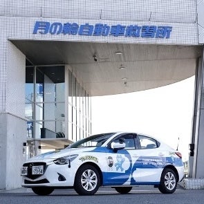 ラッピング教習車展示