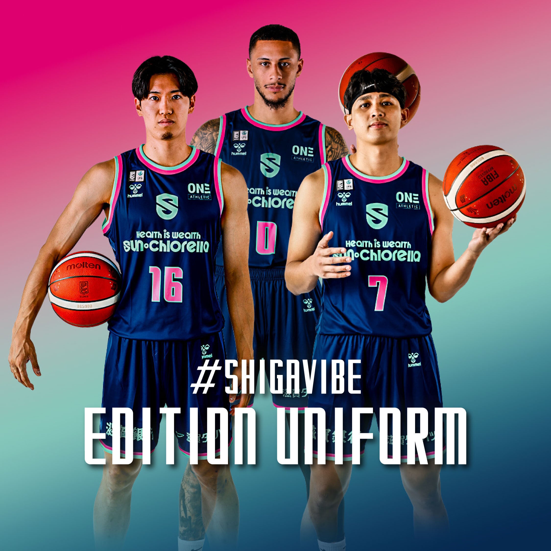 SHIGA VIBE EDITION ユニフォーム着用