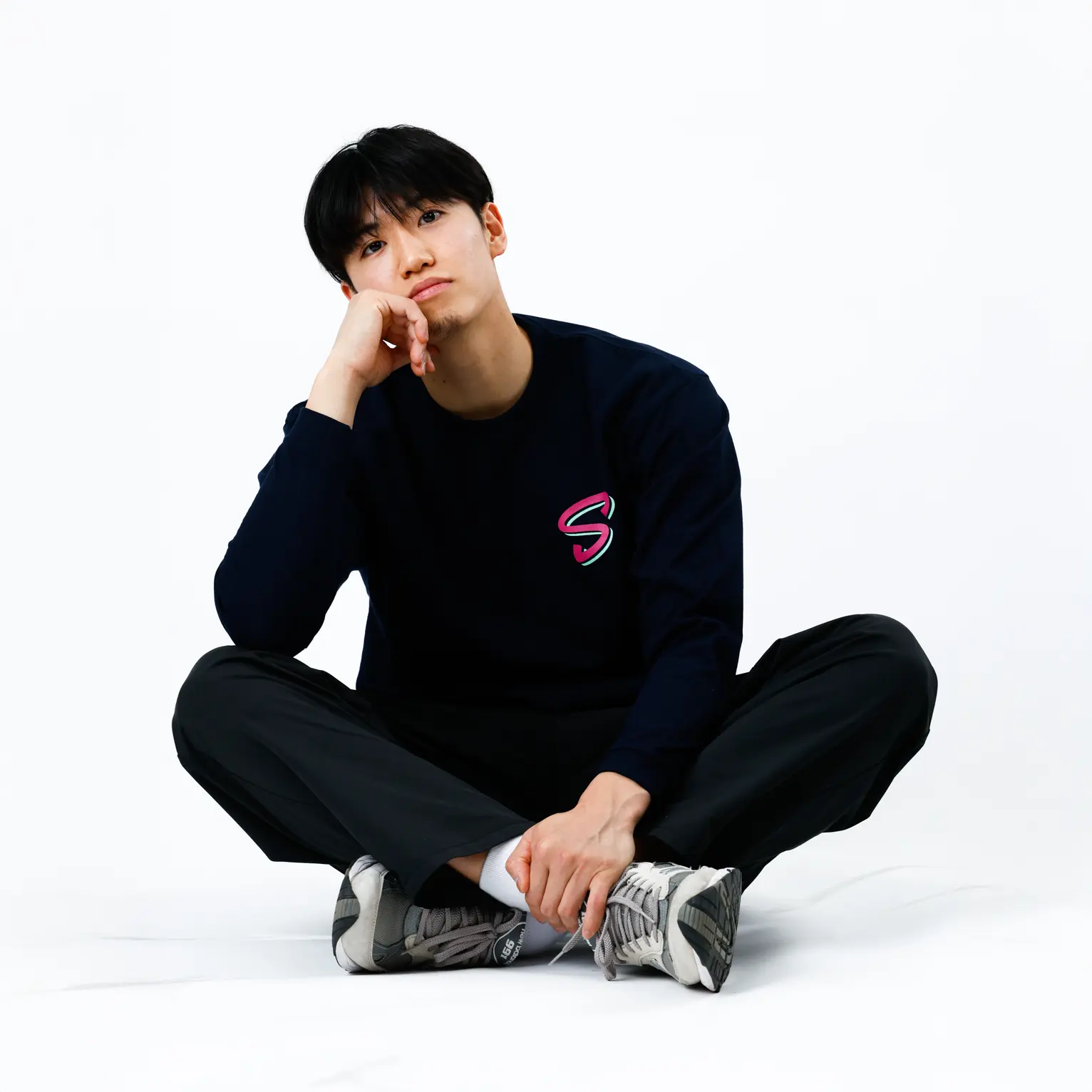 SHIGA VIBE ロゴ ロングTシャツ