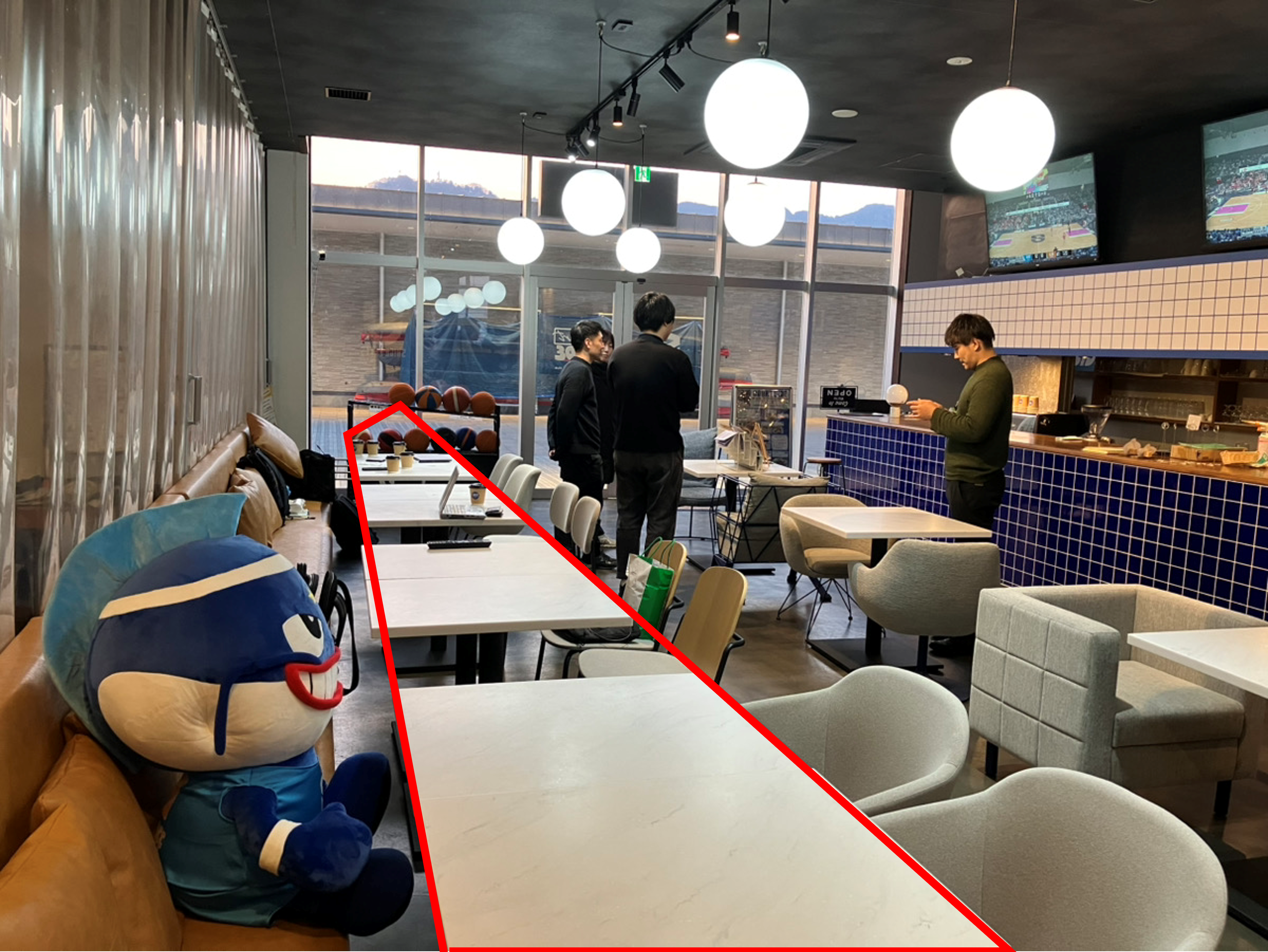 コート特設席イメージ